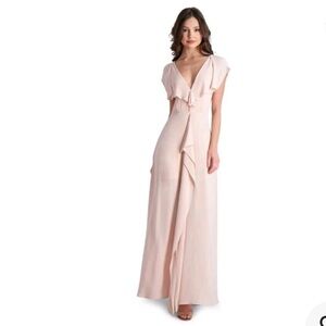 BCBGMaxAzria Blush Pink Maxi Dress NWT $298 size 2